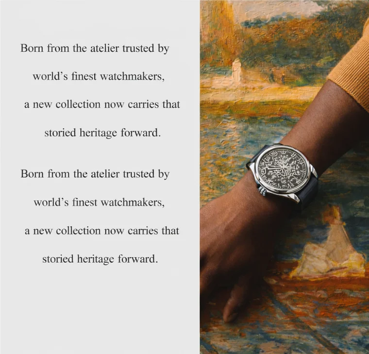 SELKO story card with watch photography